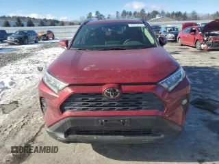 2019 Toyota RAV4 XLE Premium with VIN JTMA1RFV8KD036460, listed as a Copart auction lot 41913415 with 18,446 mi miles and Salvage Title. Bid and sale history available at carsss.com. Image 5.