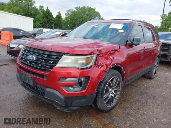 2016 Ford Explorer Sport with VIN 1FM5K8GTXGGC27286, listed as a IAAI auction lot 42529111 with 251,420 mi miles and . Bid and sale history available at DreamBid. Image 17.