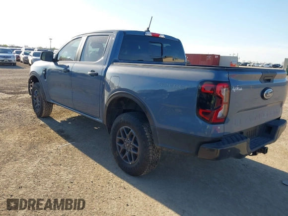 2024 Ford Ranger XLT with VIN 1FTER4GH4RLE09399, listed as a IAAI auction lot 41192842 with 11,050 mi miles. Bid and sale history available at carsss.com. Image 3.