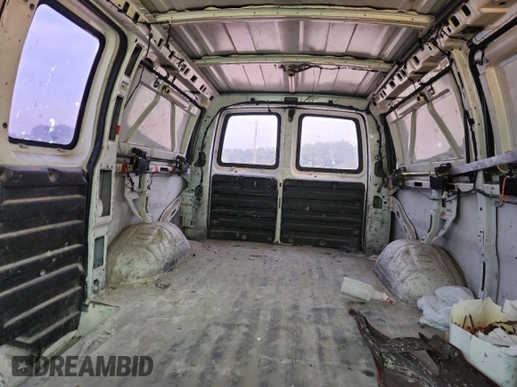 2010 Chevrolet Express Cargo with VIN 1GCZGFBG5A1132568, listed as a Copart auction lot 60449375 with 293,274 mi miles and Clean title. Bid and sale history available at DreamBid. Image 10.
