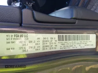 2020 Jeep Grand Cherokee Altitude with VIN 1C4RJFAG6LC325970, listed as a IAAI auction lot 42199817 with 51,259 mi miles and . Bid and sale history available at DreamBid. Image 9.