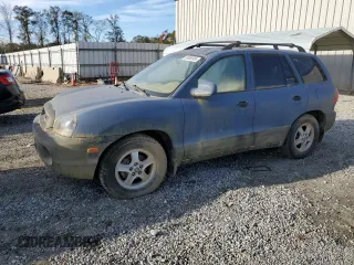 2002 Hyundai Santa Fe GLS with VIN KM8SC13DX2U204235, listed as a Copart auction lot 80680954 with 0 mi miles and Salvage Title. Bid and sale history available at carsss.com. Image 1.