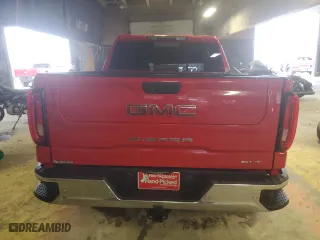 2019 GMC Sierra 1500 SLT with VIN 1GTU9DED5KZ123141, listed as a Copart auction lot 45102115 with 0 mi miles and Salvage Title. Bid and sale history available at carsss.com. Image 6.