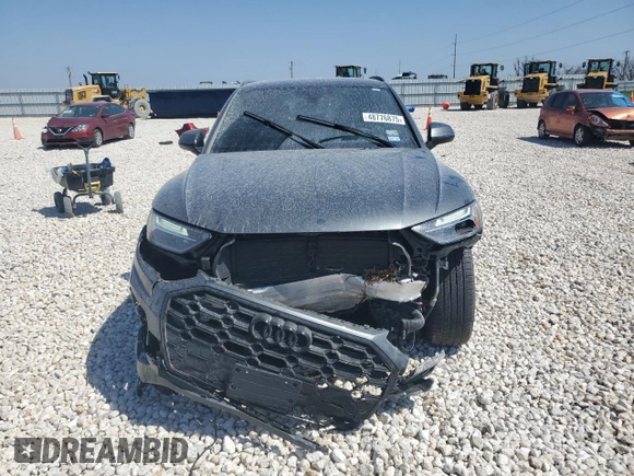 2024 Audi Q5 S line Premium with VIN WA1GAAFY4R2101908, listed as a Copart auction lot 48776875 with 5,471 mi miles and Salvage Title. Bid and sale history available at carsss.com. Image 5.