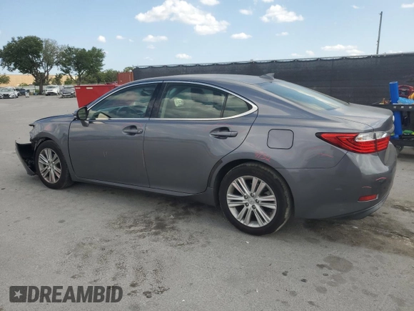 2015 Lexus ES with VIN JTHBK1GG2F2176765, listed as a Copart auction lot 54207485 with 106,281 mi miles and Salvage Title. Bid and sale history available at carsss.com. Image 2.