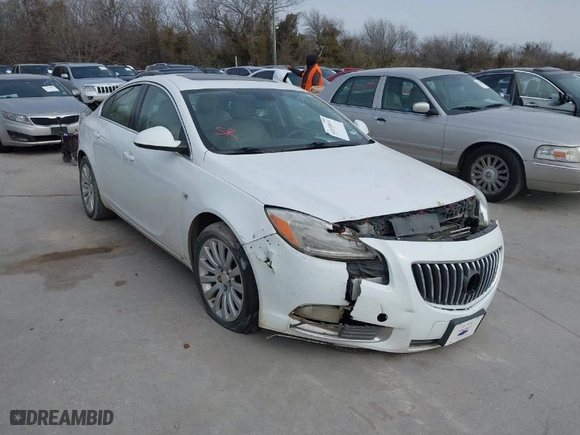 2011 Buick Regal CXL Turbo TO2 with VIN W04GW5EV4B1139425, listed as a IAAI auction lot 41335631 with 188,155 mi miles. Bid and sale history available at carsss.com. Image 1.