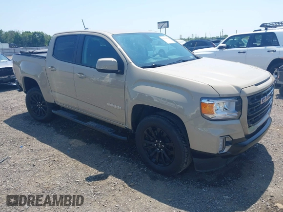 2022 GMC Canyon 4WD Elevation с VIN 1GTG6CEN7N1255314, выставлен на аукционе IAAI как лот 42318599 с пробегом 59 108 миль миль и . История ставок и продаж доступна на DreamBid. Изображение 1.