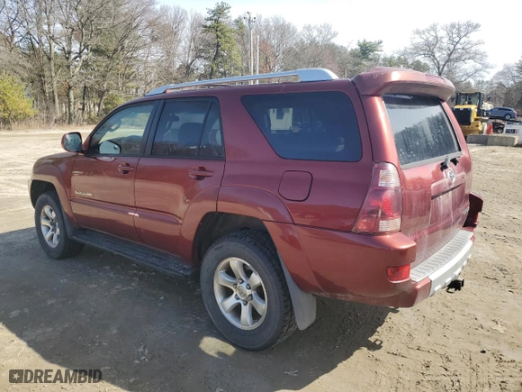 2005 Toyota 4Runner SR5 with VIN JTEBU14R958032607, listed as a Copart auction lot 51811015 with 262,716 mi miles and Clean Title. Bid and sale history available at carsss.com. Image 2.