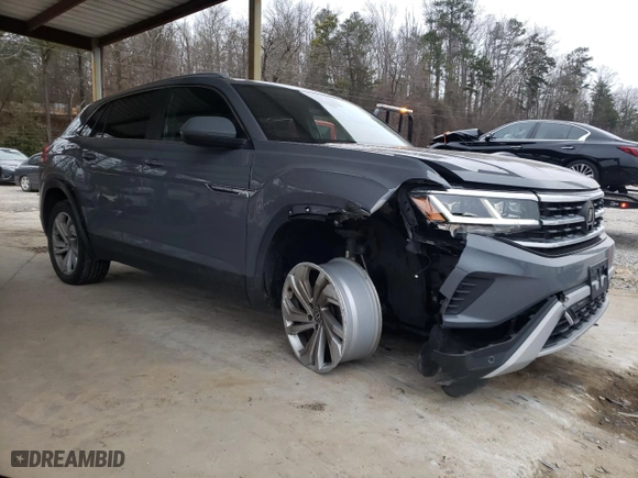 2020 Volkswagen Atlas Cross Sport 3.6L V6 SEL with VIN 1V2ME2CA4LC210234, listed as a Copart auction lot 89337285 with 58,492 mi miles and Salvage Title. Bid and sale history available at carsss.com. Image 4.