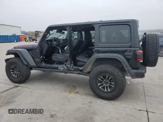 2024 Jeep Wrangler Rubicon X with VIN 1C4RJXFG1RW137055, listed as a Copart auction lot 43633625 with 7,686 mi miles and Clean title. Bid and sale history available at DreamBid. Image 2.