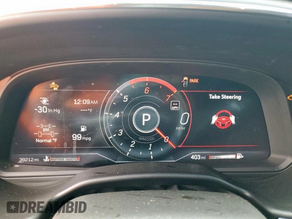 2022 Cadillac CT5 Premium Luxury z VIN 1G6DT5RK2N0117177, wystawiony jako Copart lot #54825945 z przebiegiem 39 212 mil mil oraz Czysty tytuł • Clean title. Historia ofert i sprzedaży dostępna na DreamBid. Obrazek 9.