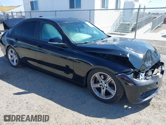 2015 BMW 3 Series 320i with VIN WBA3B1C57FK138441, listed as a IAAI auction lot 42034649 with Not Provided miles. Bid and sale history available at carsss.com. Image 1.