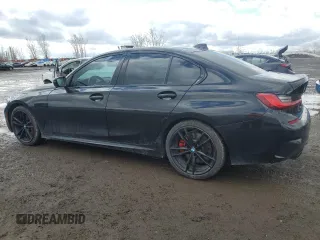 2021 BMW 3 Series 330i xDrive with VIN 3MW5R7J07M8C02992, listed as a Copart auction lot 50254725 with 71,901 mi miles and Salvage Title. Bid and sale history available at carsss.com. Image 2.