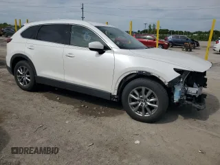 2018 Mazda CX-9 Touring with VIN JM3TCACY0J0209064, listed as a Copart auction lot 53826185 with 109,072 mi miles and Salvage title. Bid and sale history available at DreamBid. Image 4.