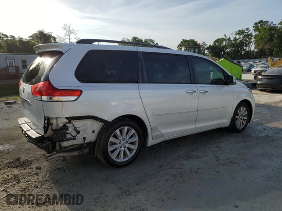 2013 Toyota Sienna XLE AAS with VIN 5TDYK3DC6DS402661, listed as a Copart auction lot 54224185 with 108,061 mi miles and Salvage Title. Bid and sale history available at carsss.com. Image 3.