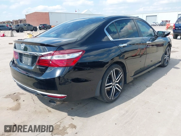 2016 Honda Accord Sport with VIN 1HGCR2F59GA060740, listed as a IAAI auction lot 42200371 with 140,679 mi miles and . Bid and sale history available at DreamBid. Image 4.