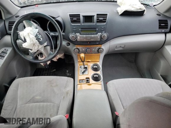 2010 Toyota Highlander Hybrid with VIN JTEBW3EH1A2047305, listed as a Copart auction lot 89003245 with 0 mi miles and Salvage Title. Bid and sale history available at carsss.com. Image 8.