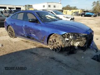 2022 BMW 4 Series M440i xDrive с VIN WBA13AW00NFL94612, выставлен на аукционе Copart как лот 76690314 с пробегом Не указан миль и Списание • Salvage title. История ставок и продаж доступна на DreamBid. Изображение 4.