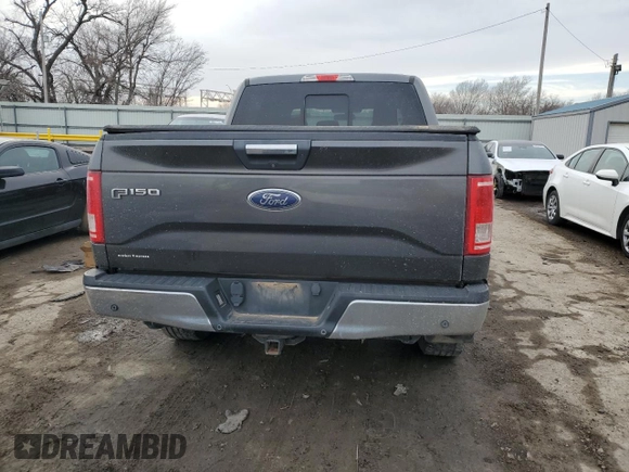 2017 Ford F-150 XL with VIN 1FTEW1EF4HFA35348, listed as a Copart auction lot 45012045 with 181,456 mi miles and Salvage Title. Bid and sale history available at carsss.com. Image 6.
