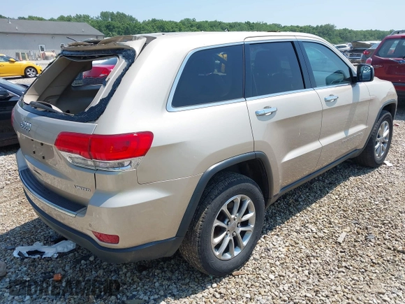 2014 Jeep Grand Cherokee Limited z VIN 1C4RJFBG9EC162684, wystawiony jako IAAI lot #42491647 z przebiegiem 152 328 mil mil oraz . Historia ofert i sprzedaży dostępna na DreamBid. Obrazek 4.