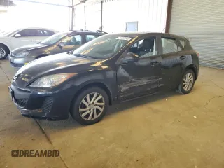 2012 Mazda 3 i Touring with VIN JM1BL1L8XC1682276, listed as a Copart auction lot 59992805 with 156,944 mi miles and Salvage title. Bid and sale history available at DreamBid. Image 1.