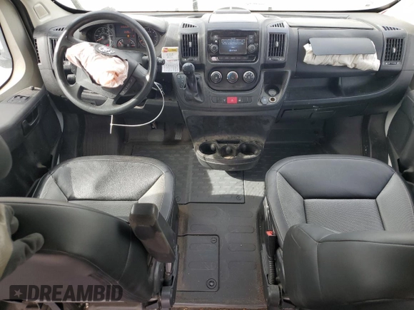 2019 Ram ProMaster Cargo with VIN 3C6TRVNG6KE512918, listed as a Copart auction lot 49177795 with 160,417 mi miles and Salvage Title. Bid and sale history available at DreamBid. Image 8.