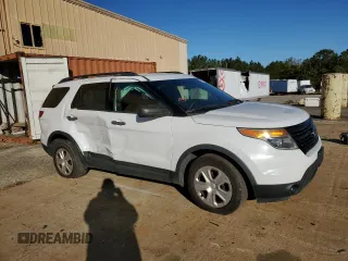 2015 Ford Utility Police Interceptor with VIN 1FM5K8AR2FGA21634, listed as a Copart auction lot 81078944 with 53,664 mi miles and Salvage Title. Bid and sale history available at carsss.com. Image 4.