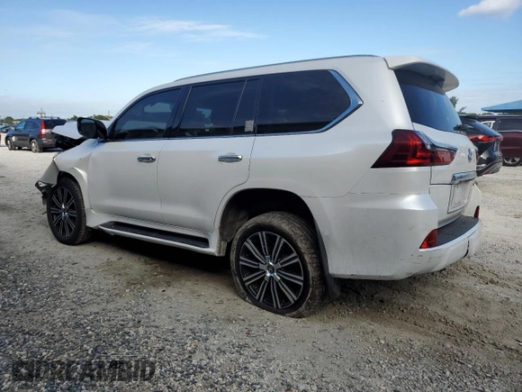 2018 Lexus LX 570 z VIN JTJHY7AX6J4279154, wystawiony jako Copart lot #87444804 z przebiegiem 96 716 mil mil oraz Nie do naprawy • Non repairable. Historia ofert i sprzedaży dostępna na DreamBid. Obrazek 2.