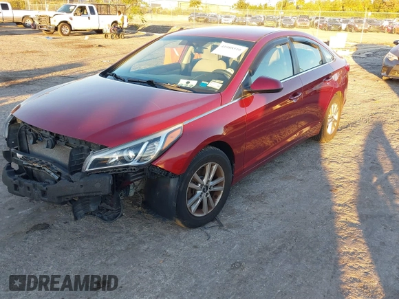 2015 Hyundai Sonata 2.4L SE with VIN 5NPE24AF2FH197761, listed as a IAAI auction lot 41088510 with 102,785 mi miles. Bid and sale history available at carsss.com. Image 19.