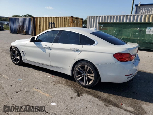 2017 BMW 4 Series 430i with VIN WBA4F7C31HG789614, listed as a Copart auction lot 61854075 with 85,153 mi miles and Salvage title. Bid and sale history available at DreamBid. Image 2.
