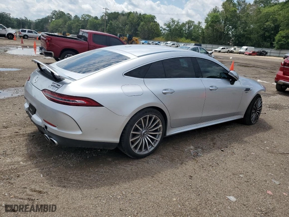 2020 Mercedes-Benz AMG GT with VIN W1K7X6BBXLA016500, listed as a Copart auction lot 56419384 with 34,999 mi miles and Salvage Title. Bid and sale history available at carsss.com. Image 3.