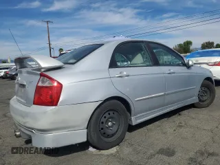 2006 Kia Spectra EX with VIN KNAFE122765228554, listed as a Copart auction lot 78458004 with 154,085 mi miles and Clean Title. Bid and sale history available at carsss.com. Image 3.