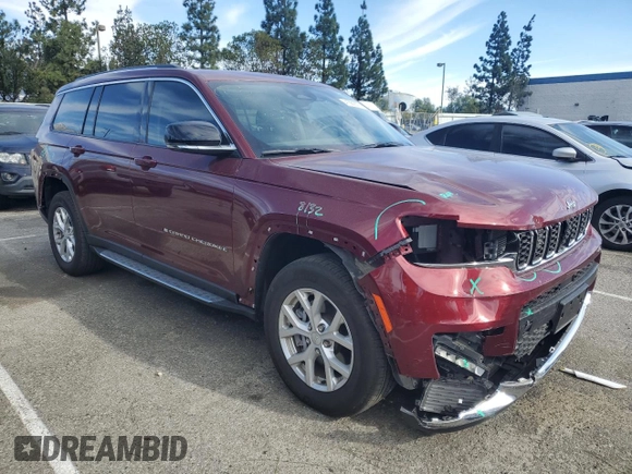 2023 Jeep Grand Cherokee Limited with VIN 1C4RJJBG8P8890828, listed as a Copart auction lot 41561675 with 10,056 mi miles and Salvage title. Bid and sale history available at DreamBid. Image 4.