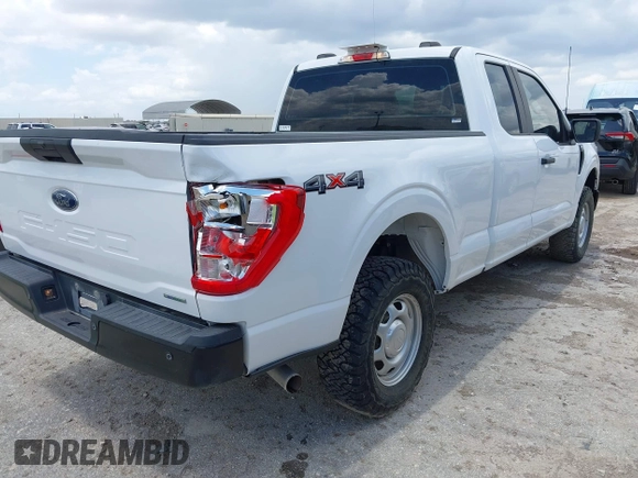 2021 Ford F-150 XL with VIN 1FTEX1EP1MKE18218, listed as a IAAI auction lot 42705266 with 83,041 mi miles and . Bid and sale history available at DreamBid. Image 4.