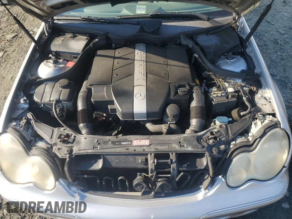 2005 Mercedes-Benz C 240 with VIN WDBRF81J15F604655, listed as a Copart auction lot 82845524 with 168,747 mi miles and Salvage Title. Bid and sale history available at DreamBid. Image 12.