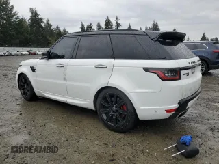 2019 Land Rover Range Rover Sport HST with VIN SALWS2SU2KA867440, listed as a Copart auction lot 46643685 with 68,192 mi miles and Salvage title. Bid and sale history available at DreamBid. Image 2.