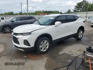 2022 Chevrolet Blazer LT z VIN 3GNKBCR42NS125647, wystawiony jako Copart lot #52007735 z przebiegiem 37 285 mil mil oraz Szkoda całkowita • Salvage title. Historia ofert i sprzedaży dostępna na DreamBid. Obrazek 1.
