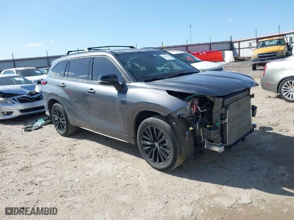 2023 Toyota Highlander L with VIN 5TDKDRBH2PS018687, listed as a IAAI auction lot 41709063 with 36,968 mi miles. Bid and sale history available at carsss.com. Image 1.
