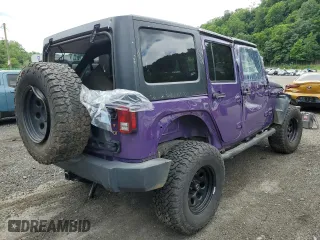 2018 Jeep Wrangler JK Unlimited Sport S with VIN 1C4BJWDG7JL882381, listed as a Copart auction lot 62986194 with 97,107 mi miles and Salvage Title. Bid and sale history available at carsss.com. Image 3.