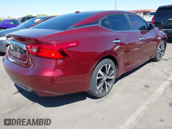 2016 Nissan Maxima SL with VIN 1N4AA6AP0GC426365, listed as a IAAI auction lot 42054030 with 165,557 mi miles and . Bid and sale history available at DreamBid. Image 4.