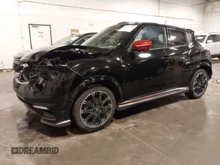 2015 Nissan Juke S with VIN JN8AF5MV8FT561077, listed as a IAAI auction lot 42041863 with 80,032 mi miles and . Bid and sale history available at carsss.com. Image 19.