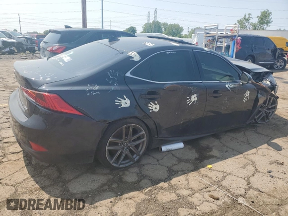 2020 Lexus IS 300 F Sport with VIN JTHG81F2XL5041747, listed as a Copart auction lot 58566025 with Not provided miles and Clean title. Bid and sale history available at DreamBid. Image 3.