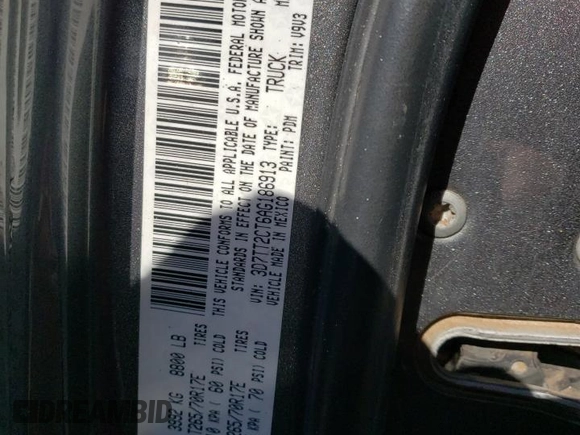 2010 Dodge Ram 2500 SLT with VIN 3D7TT2CT6AG186913, listed as a Copart auction lot 80061614 with 303,860 mi miles and Salvage Title. Bid and sale history available at carsss.com. Image 13.