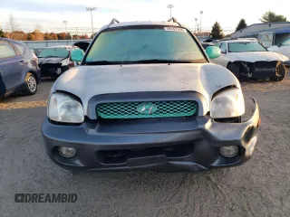 2004 Hyundai Santa Fe GLS with VIN KM8SC73D24U850410, listed as a Copart auction lot 78147144 with 181,995 mi miles and Salvage Title. Bid and sale history available at carsss.com. Image 5.