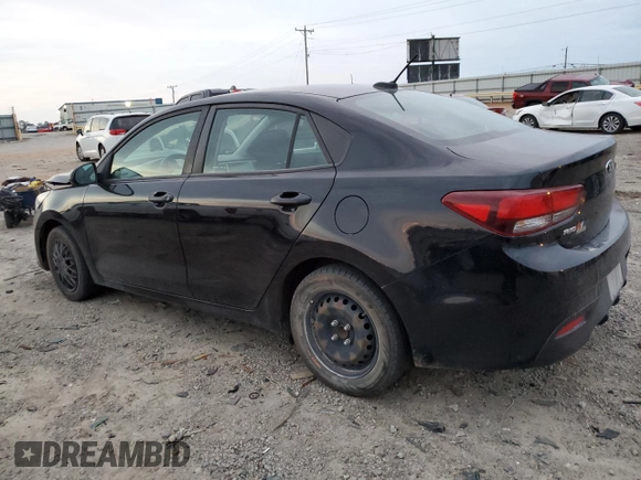 2018 Kia Rio LX with VIN 3KPA24AB7JE081707, listed as a Copart auction lot 50106085 with 99,457 mi miles and Salvage Title. Bid and sale history available at carsss.com. Image 2.