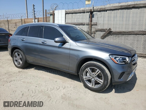 2022 Mercedes-Benz GLC 300 with VIN W1N0G8DB0NV347143, listed as a Copart auction lot 60288505 with 28,989 mi miles and Salvage title. Bid and sale history available at DreamBid. Image 4.