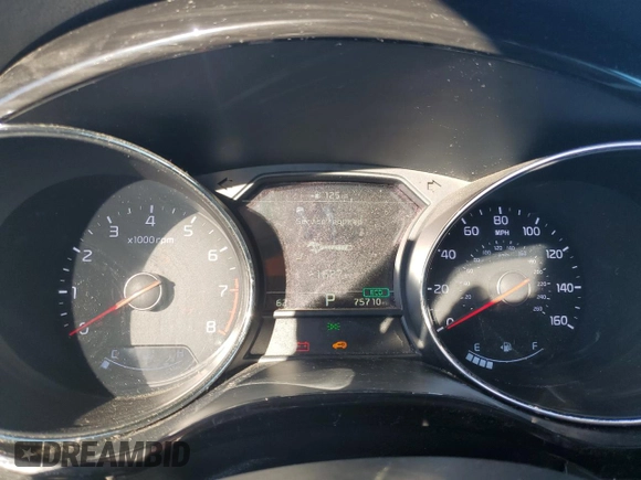 2019 Kia Sedona EX with VIN KNDMC5C13K6558435, listed as a Copart auction lot 73208964 with 75,710 mi miles and Salvage Title. Bid and sale history available at carsss.com. Image 9.