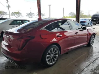 2022 Cadillac CT5 Premium Luxury z VIN 1G6DN5RK6N0115653, wystawiony jako Copart lot #55759075 z przebiegiem 21 808 mil mil oraz Nie do naprawy. Historia ofert i sprzedaży dostępna na DreamBid. Obrazek 3.