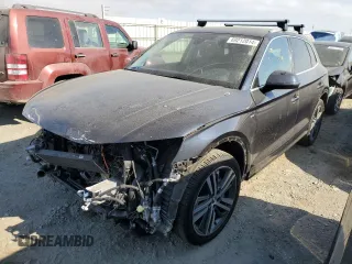 2020 Audi Q5 Premium Plus with VIN WA1E2AFYXL2076525, listed as a Copart auction lot 69212014 with 39,619 mi miles and Salvage title. Bid and sale history available at DreamBid. Image 1.