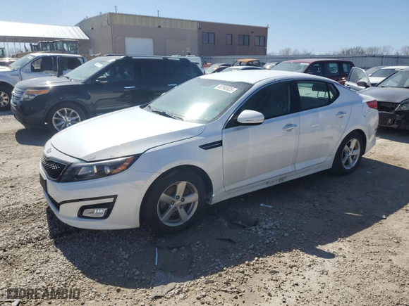 2014 Kia Optima LX with VIN 5XXGM4A72EG303258, listed as a Copart auction lot 48390925 with 184,229 mi miles and Salvage Title. Bid and sale history available at carsss.com. Image 1.